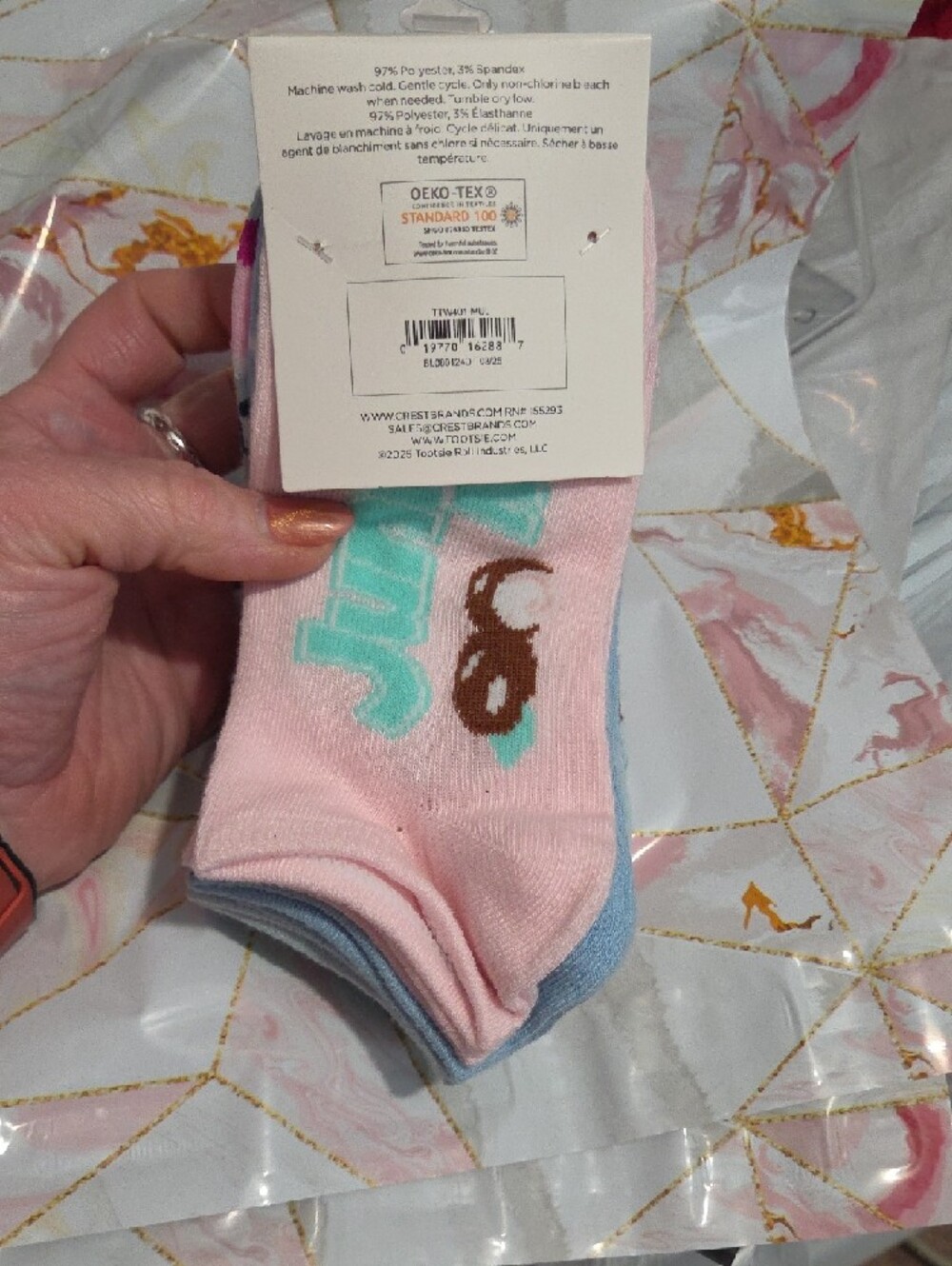 Iridescent Pink Travel Cup w/ Straw/3- Pc.Body Butter w Socks Gift Set - Picture 6 of 7